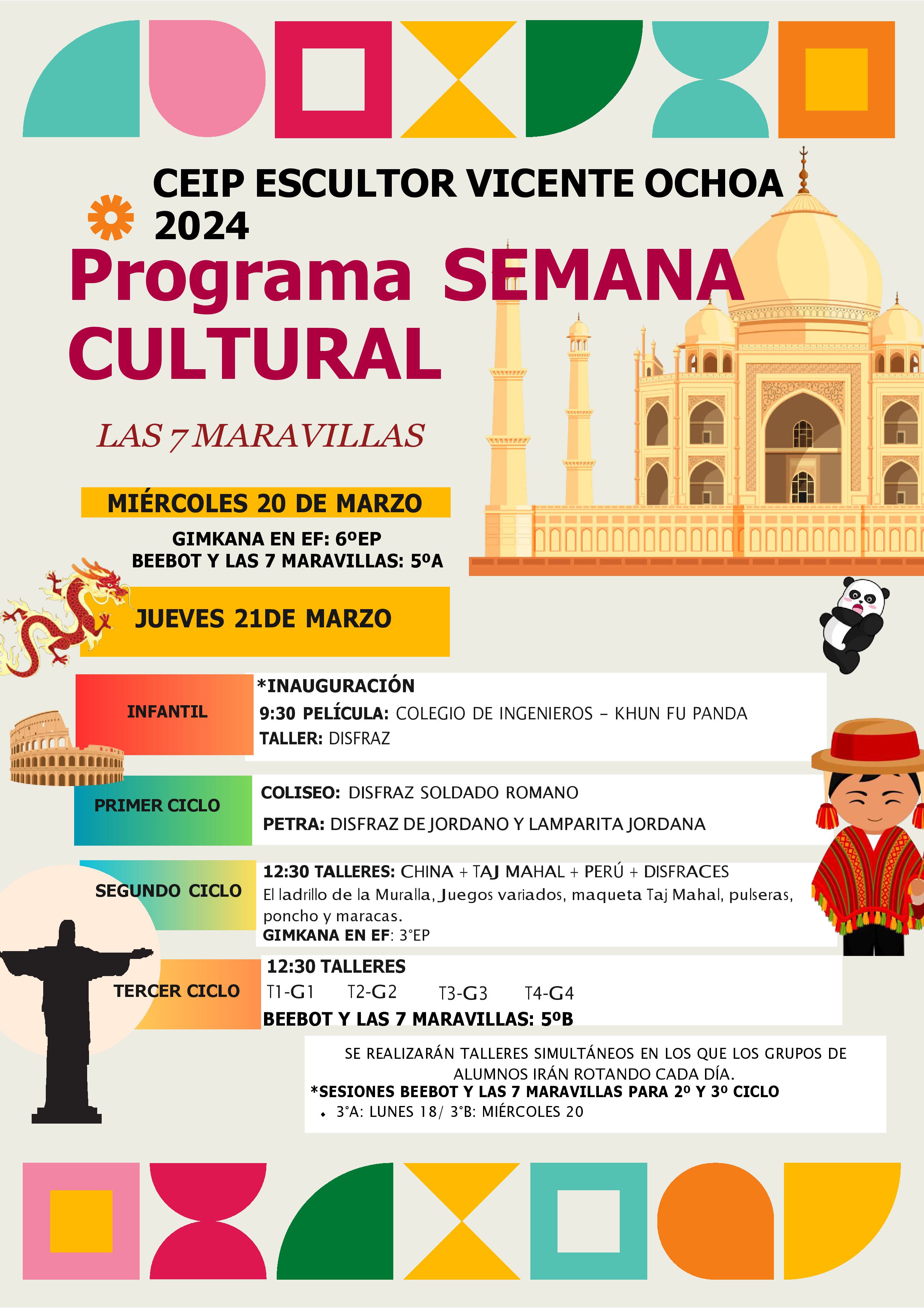 SEMANA CULTURAL 24 - JUEVES 21